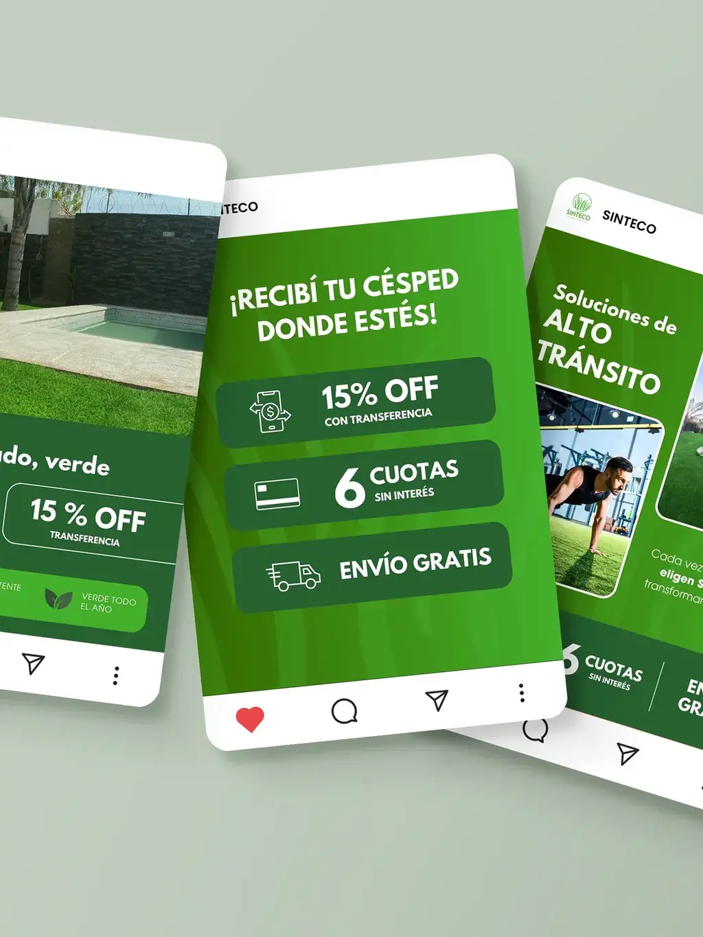 Piezas de anuncios de Sinteco