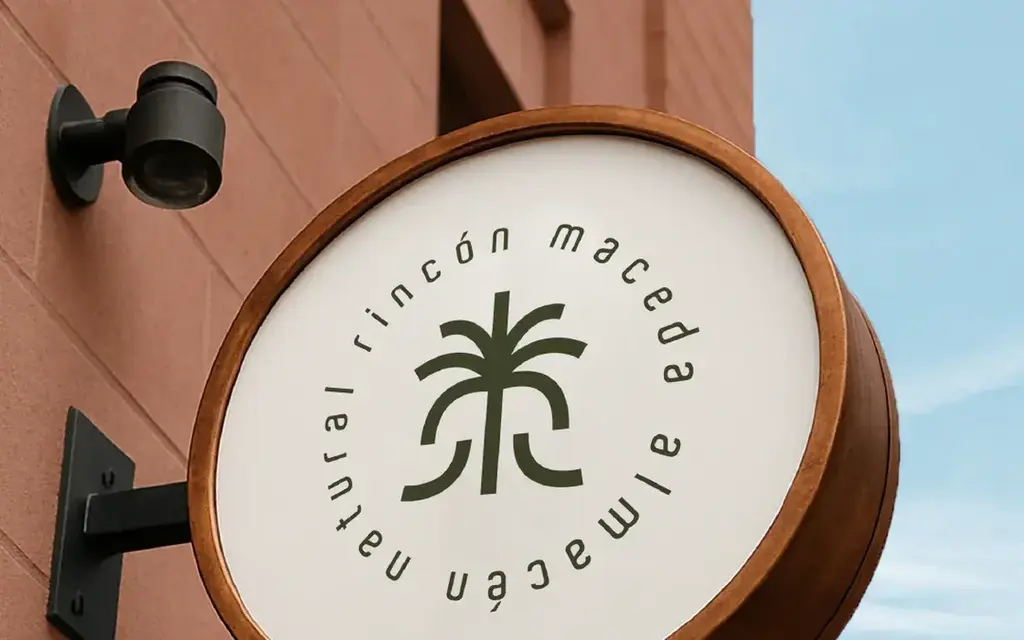 Cartel de marca de Rincón Maceda