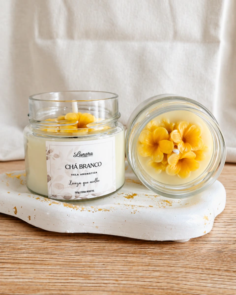 Vela Aromática Chá Branco 150g