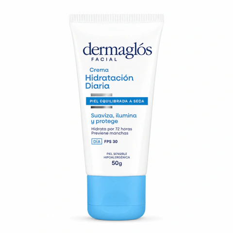 Dermaglós Facial Crema Hidratante para Piel Mixta a Grasa – 50 g
