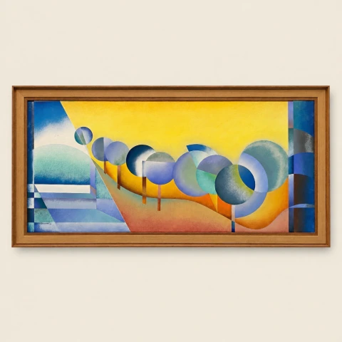 Árvores abstratas redondas - Sérgio Guimarães
