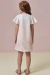 Vestido em Fly Tech com Tule - comprar online