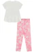 Conjunto de Blusa Alongada em Meia Malha e Calça Legging em Malha Power - Zirulica