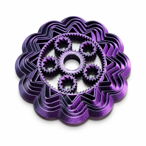 Spinner de Engrenagens 3D – Brinquedo Sensorial Antiestresse