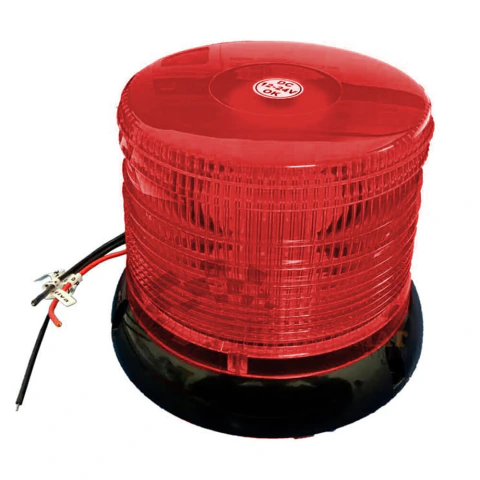 GIROFLEX DNI C/LUZ ROTATIVA E FLASH DUPLO LEDS SMD -12/24V - LENTE VERMELHA - DNI4081