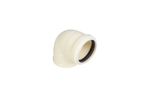 Joelho 90° Branco com Anel de Vedação Esgoto Série Normal