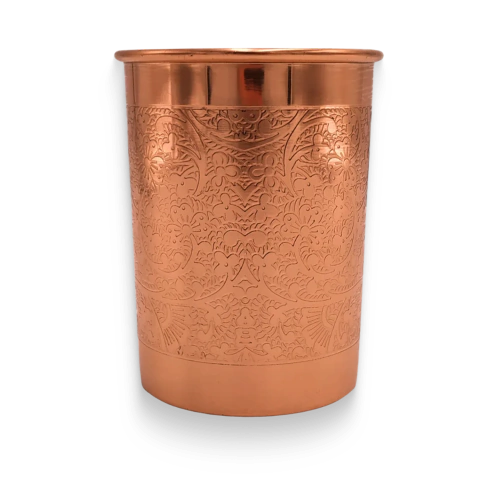 Copo De Cobre Puro Ayurveda Tamra Jal 300ml