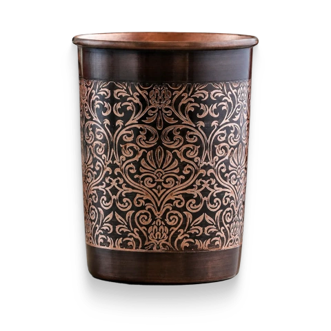 Copo De Cobre Puro Ayurveda Tamra Jal 300ml – Ébano
