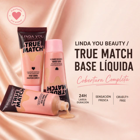 Base Líquida True Match Cobertura Completa