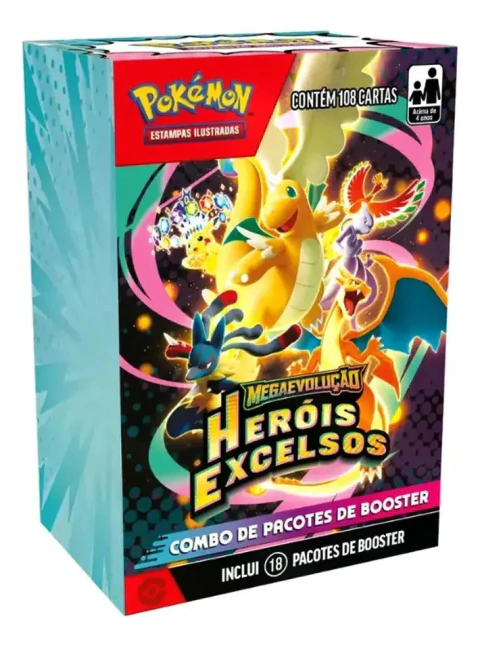Mini Booster Box Pokémon Heróis Excelsos