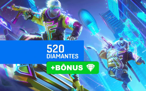 520 Diamantes +10% bônus - Free Fire