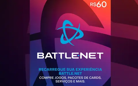 Gift Card Blizzard Battle.net R$ 60,00 [Exclusivo Brasil]