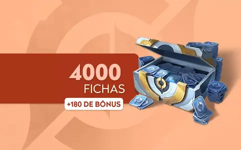 Cartão pré-pago 4000 Tokens + 180 de Bônus - Honor of Kings