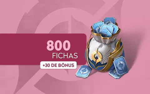 Cartão pré-pago 800 Tokens + 30 de Bônus - Honor of Kings
