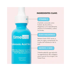 ACIDO HIALURONICO+PEPTIDOS+VITC-TIMELESS 30Ml
