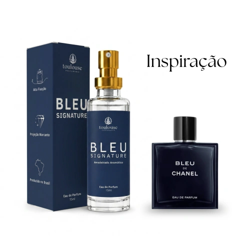 Perfume Toulouse Bleu Signature 15ml Eau De Parfum - Masculino Inspirado
