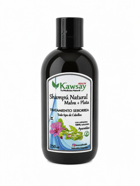 Shampoo Natural Malva + Plata