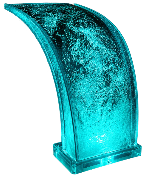 Cascata Cristal Basic Com Efeito Champagne