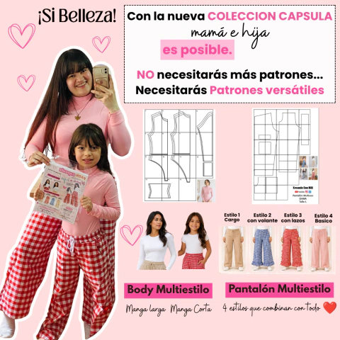 Patrones Digitales: PACK CAPSULA MAMÁ E HIJA