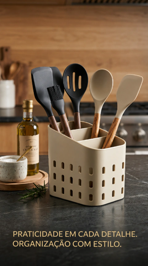 Organizador de Utensilios de Cozinha
