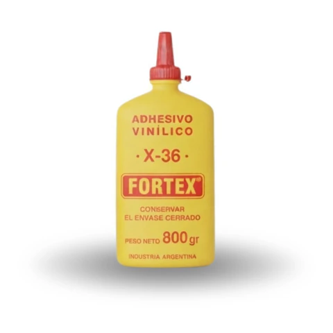 Cola sintética marca FORTEX | X-36 | 800 grs - con pico