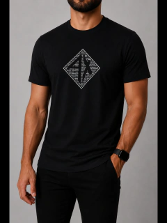 Camisa Armani Piramid Black