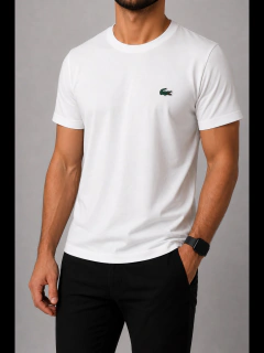 Camisa Lacoste White Tennis