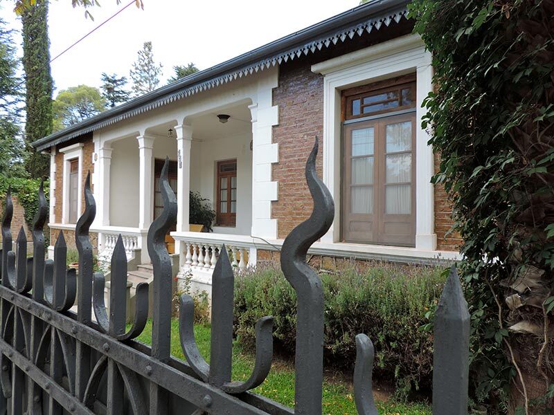 La casa de 1925 desde la calle Alberti