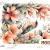 Lámina DTF Pájaro entre Flores Coral Acuarela M009 - comprar online