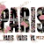 Lámina DTF Paris Letras Negras con Rosas M125 - comprar online