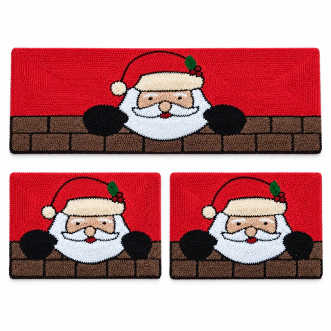 Kit Tapetes Cozinha Noel