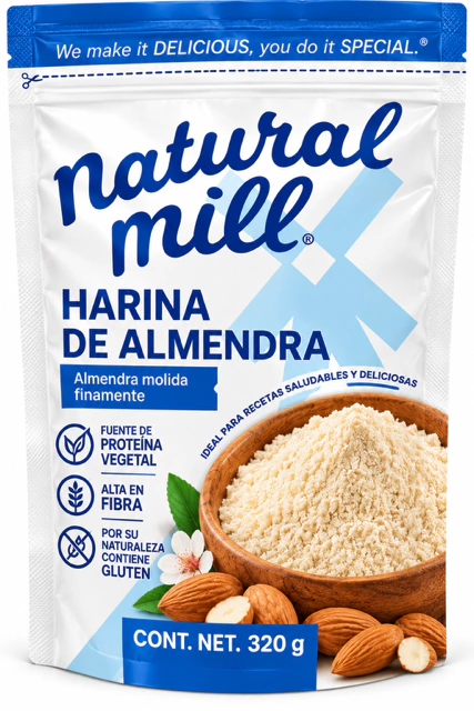 Natural Mill harina de almendra 320 g