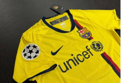 barcelona retro 2008/09 amarilla a.iniesta en internet