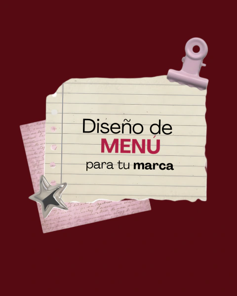 Diseño de Menú o Lista de Precios