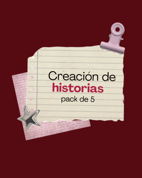 Pack de 5 Historias