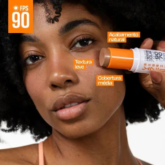 Imagem do Protetor Solar Facial Pink Stick FPS90 FPUVA70 21km