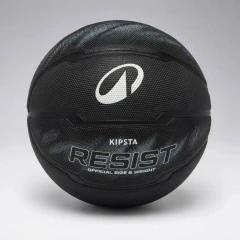 Bola de Basquete Outdoor Resist Kipsta Preto