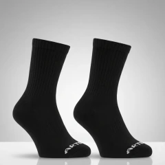 KIT 3 PARES DE MEIAS ARTENGO RS500 CANO ALTO PRETA - loja online