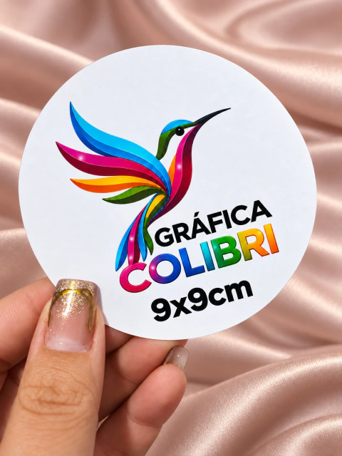 Adesivo Personalizado 9x9cm