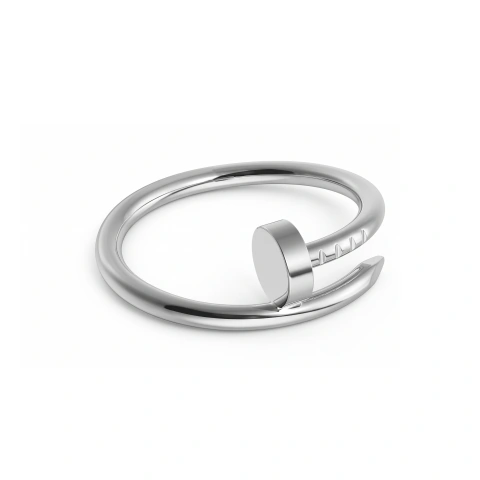 Anillo Cartier Clavo Silver Plateados