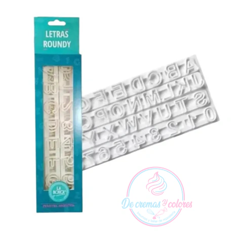 Cortante Roundy - Letras y Números