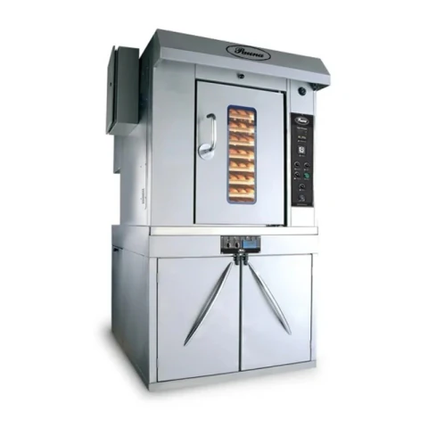 HORNO ROTATIVO A GAS C/FERMENTADORA - PAUNA - 4570X8 BAND.