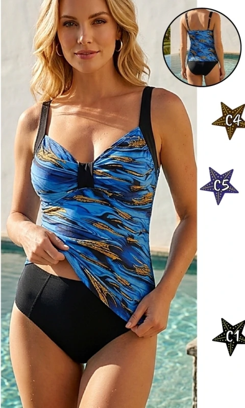 TANKINI CON VEDETINA