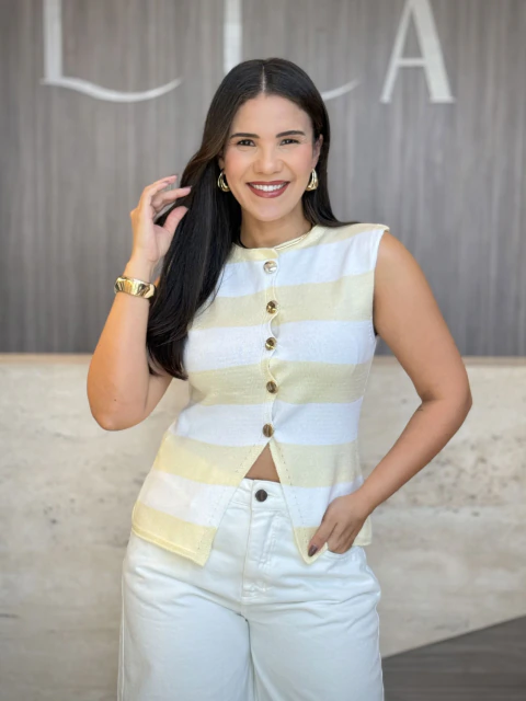 Blusa Julia Listrada