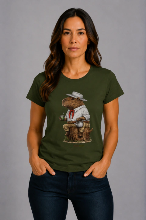 Camiseta Feminina Capivara