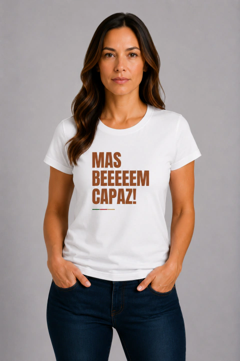 Camiseta Feminina Mas Bem Capaz