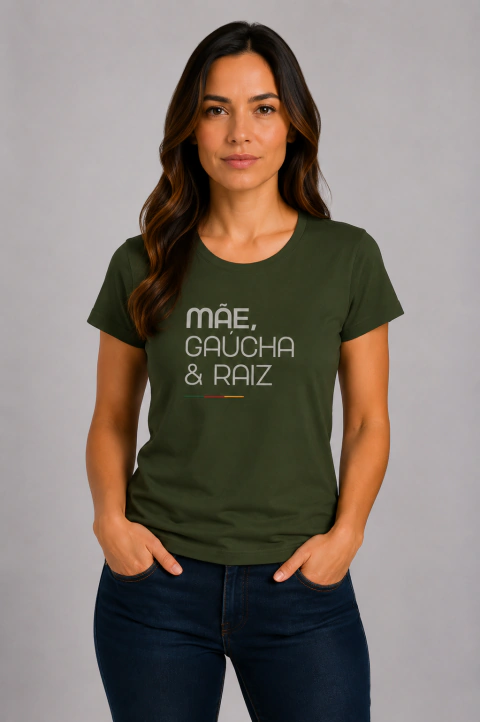 Camiseta Feminina Mãe Raiz