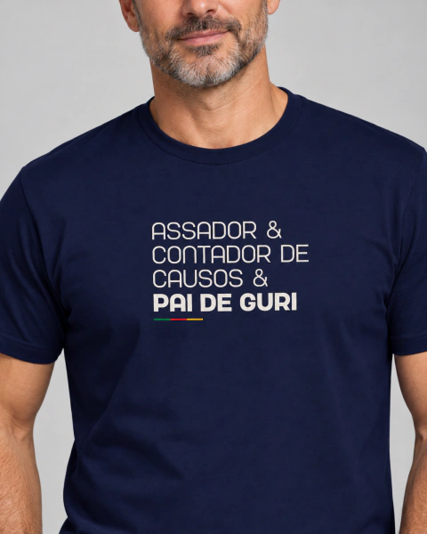 Camiseta Assador e Pai de Guri