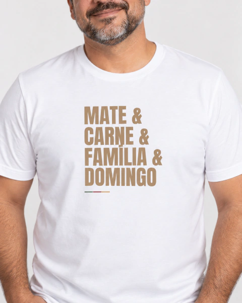 Camiseta Mate e Carne