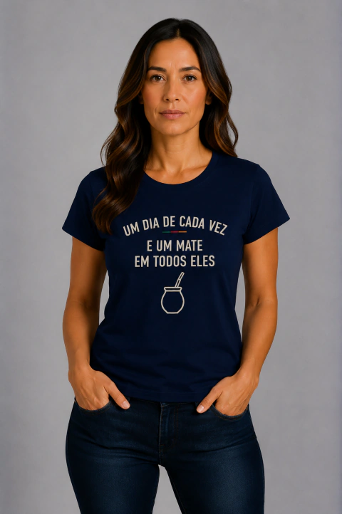 Camiseta Feminina Um Dia de Cada Vez